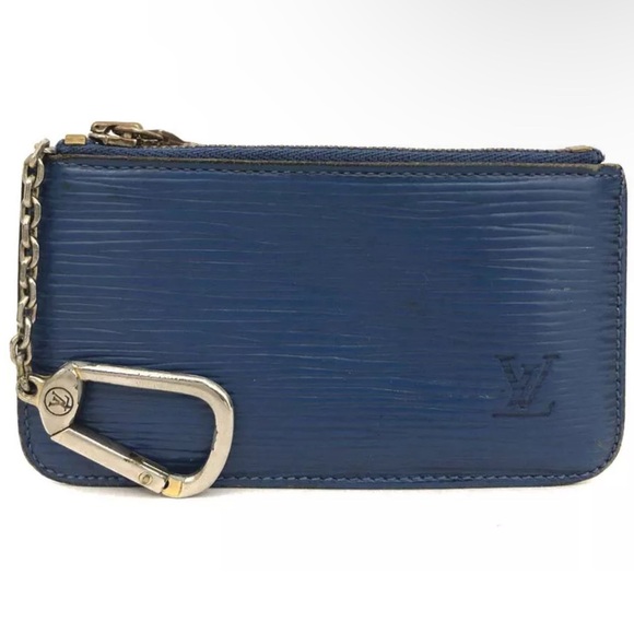 Louis Vuitton Handbags - Louis Vuitton Epi Pochette Cles Leather Wallet Coin Purse - blue